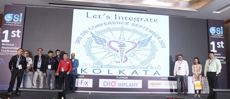Fig 40: Organising team of 3rd OSI National Implantology Conference at Kolkata in 2026