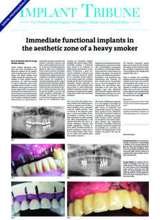 Implant Tribune Middle East & Africa No. 2, 2022