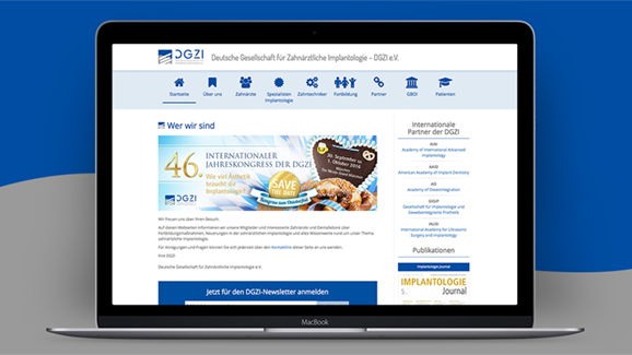 DGZI präsentiert neue Website