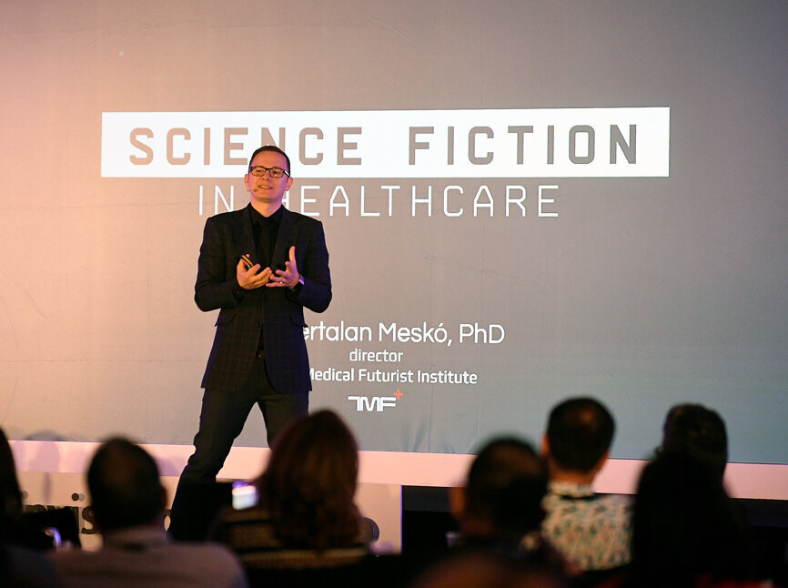 Dr Bertalan Meskó, Director of the Medical Futurist Institute, analyses how science fiction technologies can become a reality in medicine and healthcare. (Photograph: Align Technology)