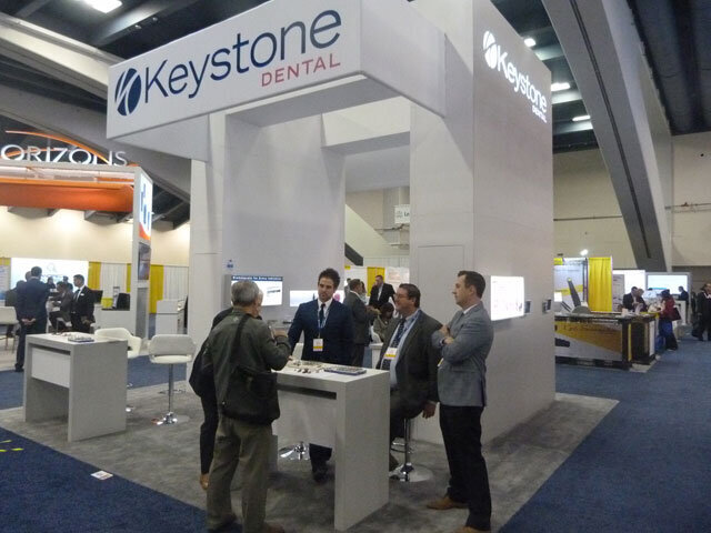 The team at Keystone Dental takes time to answer a clinician’s questions.