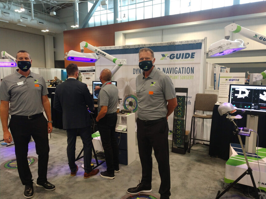 X-Guide Dynamic 3D Navigation by X-Nav Technologies is on display at AAOMS.