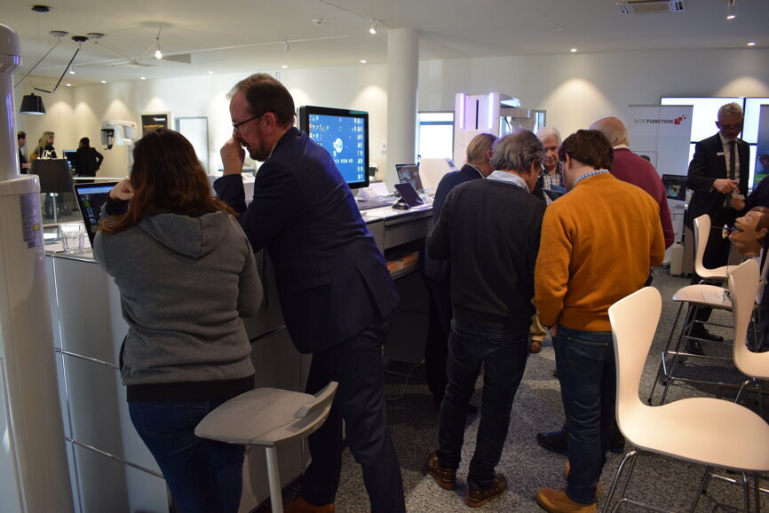 ... und beantworteten alle brennenden Fragen der Besucher. © DTI