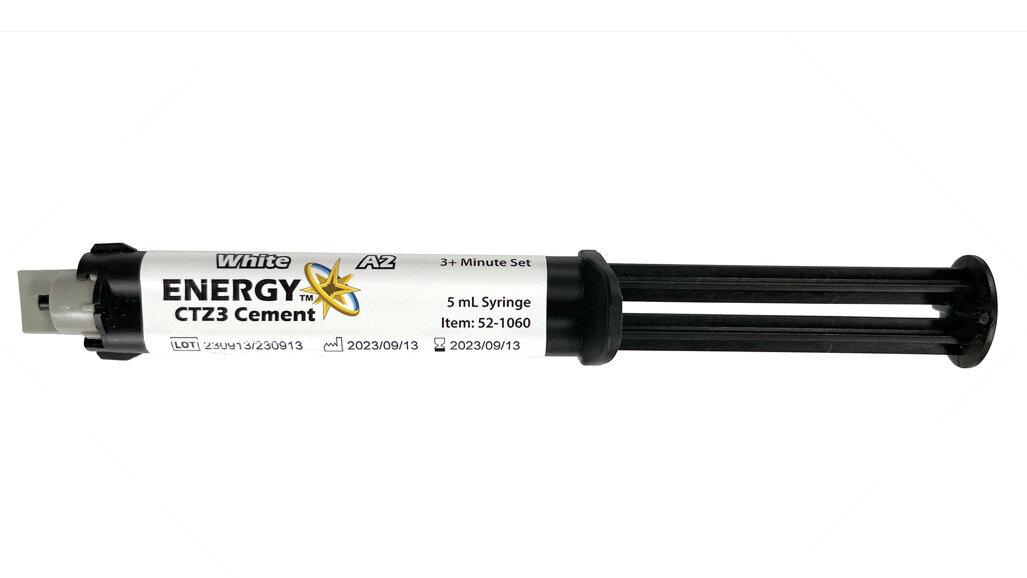TAUB introduces ENERGY CTZ Cements to meet the newest challenges presented by 3-D printed and milled restorations