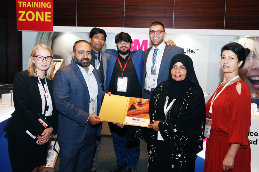 Gold Sponsor 3M received several dozens of delegates at their dedicated training zone at the booth