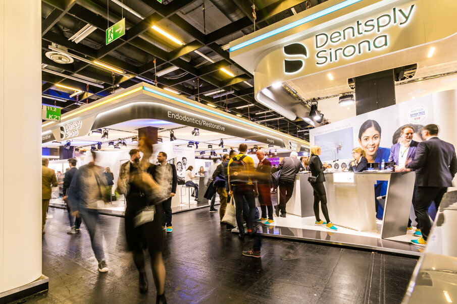 The Dentsply Sirona stand, spread over two booths with a total of more than 2,000 square meters.