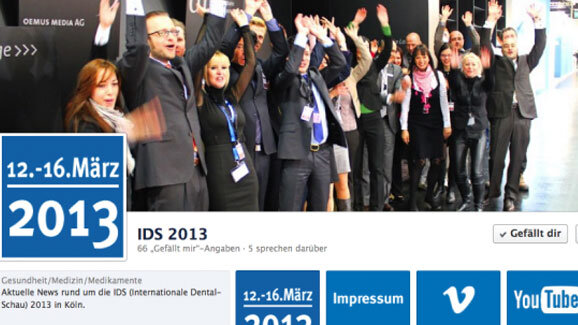 See you in Cologne! Facebook-Fanseite zur IDS 2013