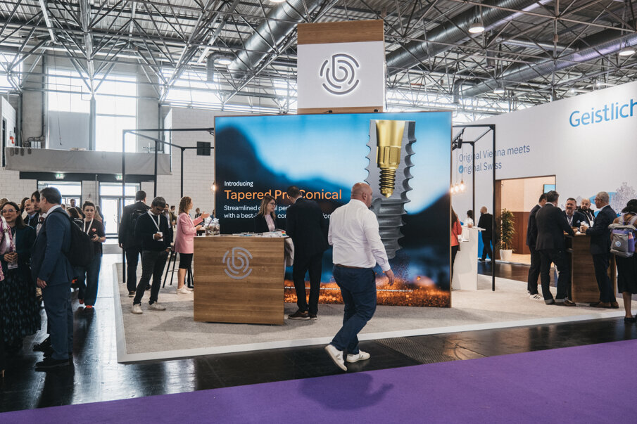 BioHorizons Camlog booth: Visitors to EuroPerio11 can explore a visual art gallery and engage digitally via QR codes to learn more about the clinical benefits of the company’s biomaterials.