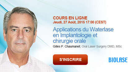Webinaire « Applications du Waterlase en Implantologie et chirurgie orale »