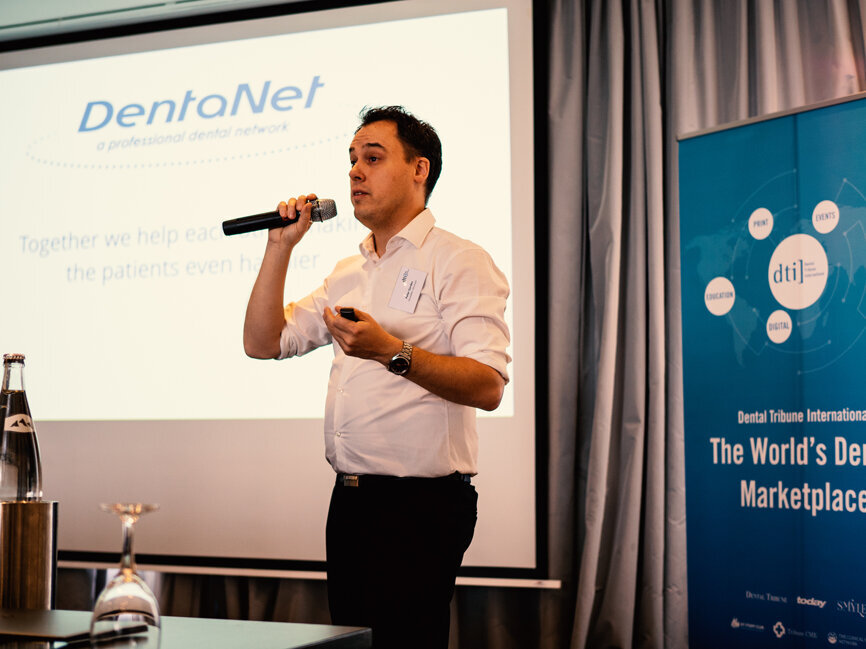 Peter Gerdes represented Denmark, Norway and Iceland and introduced the DentaNet platform. (Photograph: Tom Carvalho, DTI)