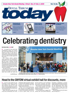 Greater New York Dental Meeting Nov. 27–Dec. 2, 2020