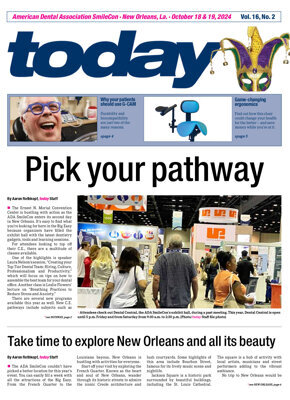 today ADA SmileCon New Orleans Oct. 18 & 19, 2024