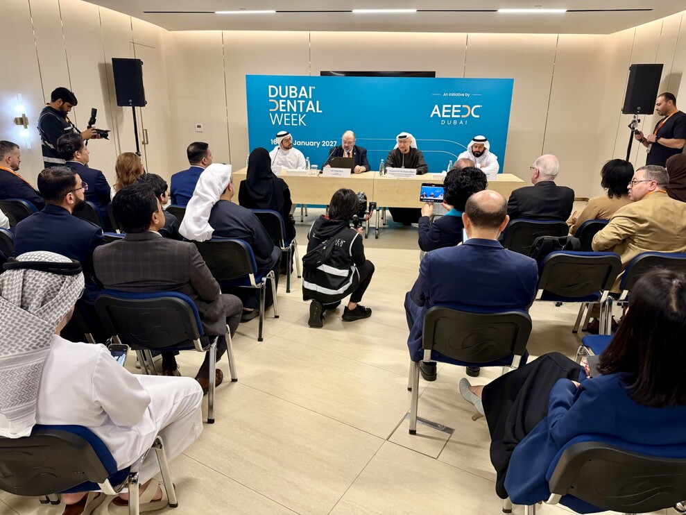 At the press conference during AEEDC Dubai 2026, representatives of the international dental press learned that Dubai Dental Week will feature a citywide programme combining professional events with public-facing initiatives to raise oral health awareness and promote education across all age groups. (Image: Dental Tribune International)