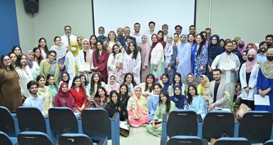Dow International Dental College honours house officers at 5th Research Day