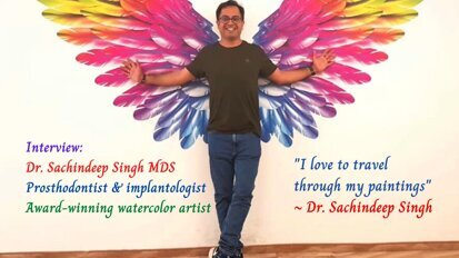 Dentist's artwork exhibition opens in Mumbai today