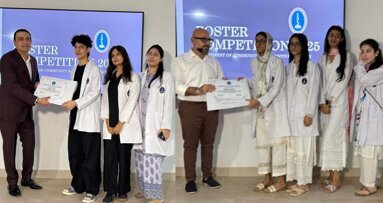 Poster competition at Altamash General Hospital showcases second year BDS talent