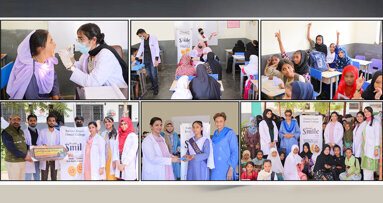 Fatima Jinnah Dental College enhances oral health awareness with outreach camp at Zest Model School
