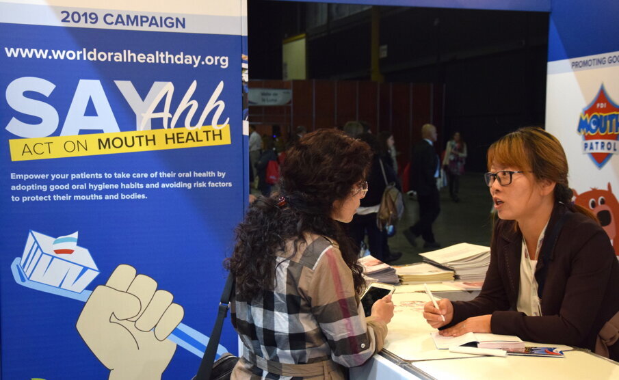 More information about FDI related matters can be obtained from the FDI Pavillion which is located in the Scientific Sessions Hall. (Photograph: Monique Mehler, Dental Tribune International)