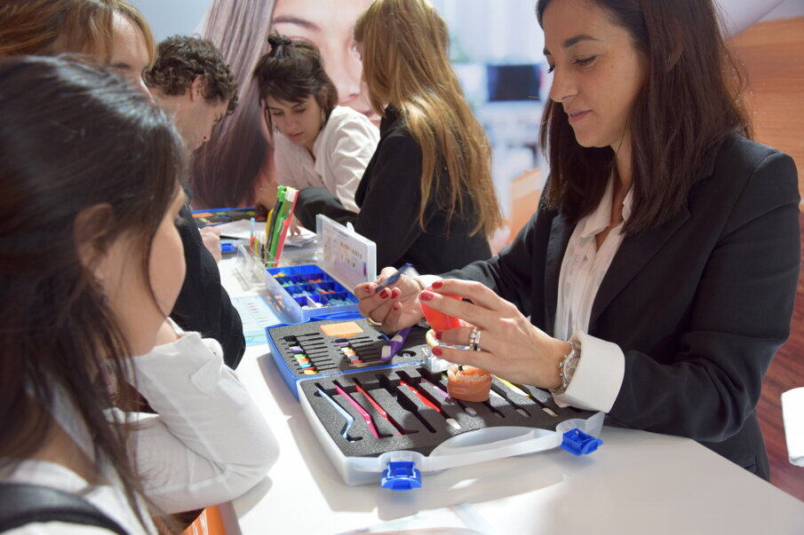 TePe booth at FDI World Dental Congress (Photograph: Monique Mehler, Dental Tribune International)