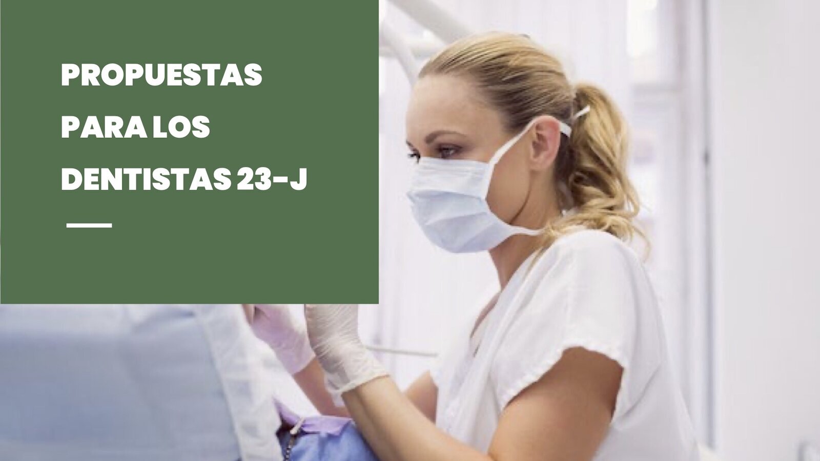 Propuestas de ley para mejorar el ejercicio de la profesión y la salud dental
