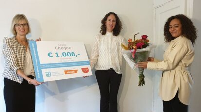 Jenay de Clercq wint NVvK-Elmex scriptieprijs
