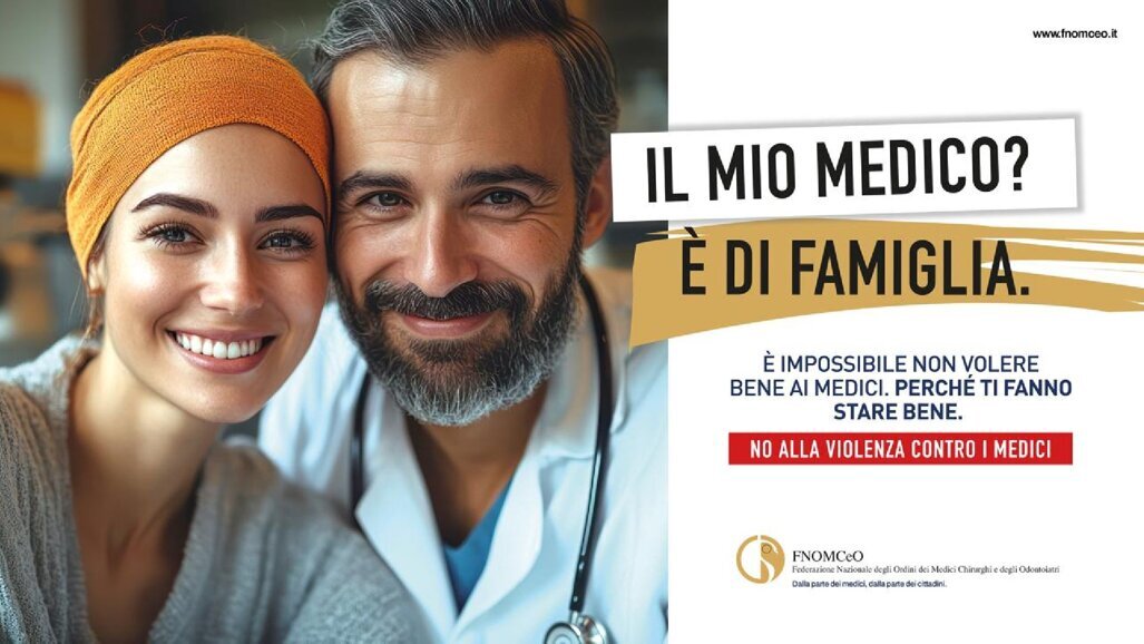 I medici? Sono familiari, amici, salvatori. La FNOMCeO presenta la sua nuova campagna: “È impossibile non voler bene ai medici, perché ti fanno stare bene”