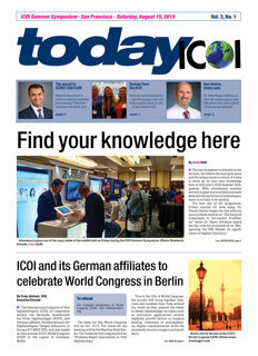today ICOI Summer Symposium San Francisco 2015