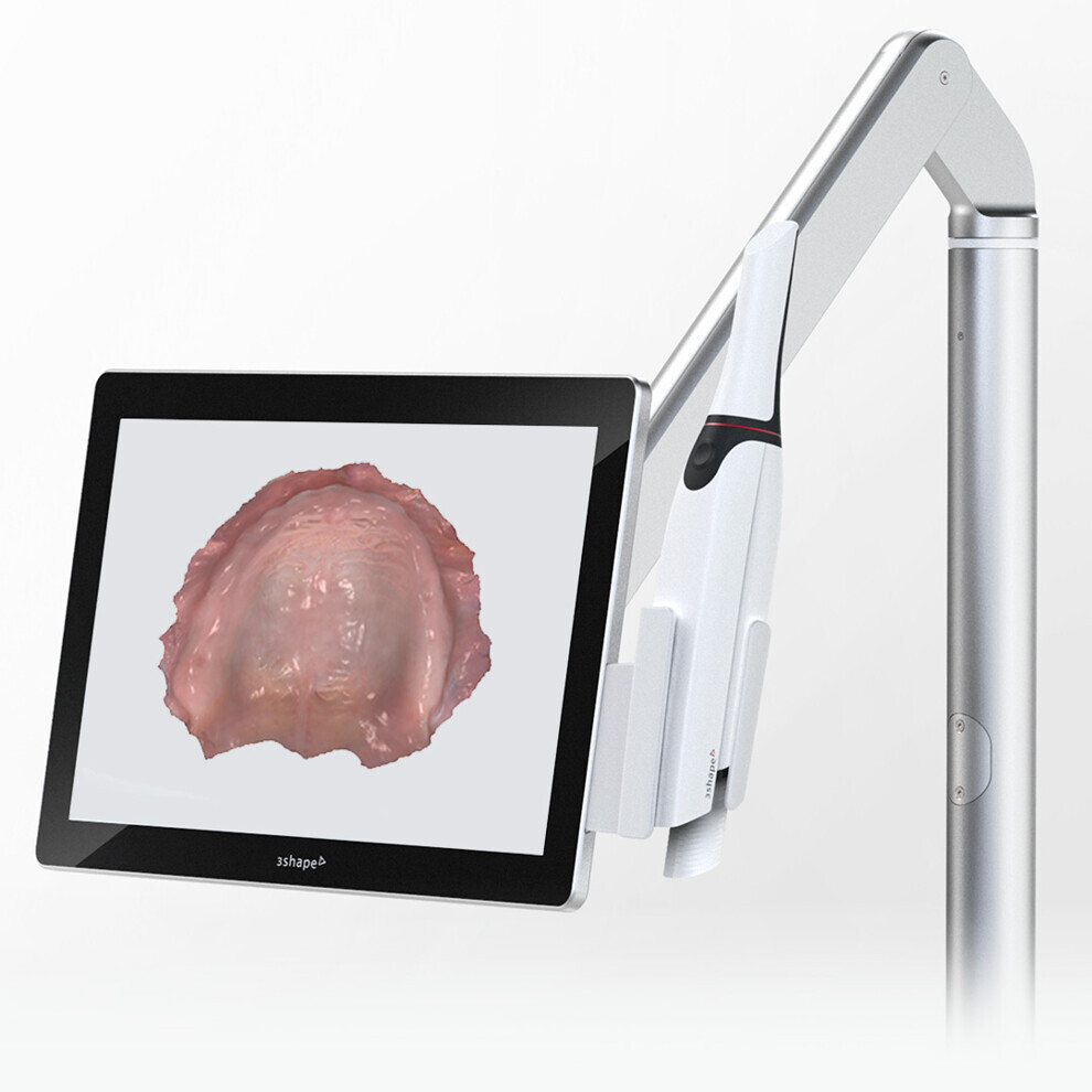 AI 2.0 (3Shape) edentulous scan. (Image: 3Shape)