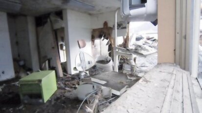 Morita apporte son aide pour délivrer des soins dentaires dans la zone du séisme et du tsunami