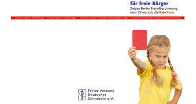 Zahnärzte zeigen Fremdbestimmung die rote Karte