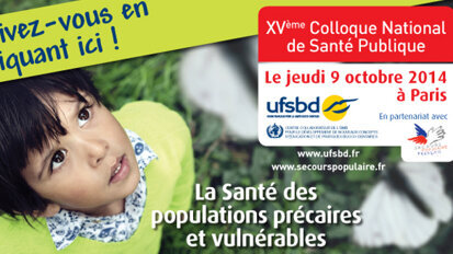 Colloque à venir  : « La santé des populations précaires et vulnérables »