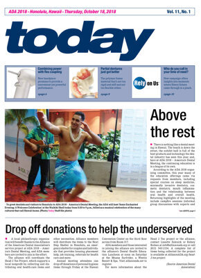 today ADA Honolulu, October 18, 2018