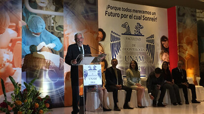 El Rector de UNAM alaba la colaboración entre la industria dental y la academia