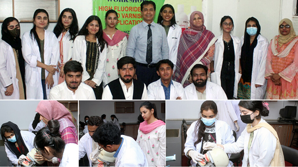 BDC workshop on fluoride varnish application