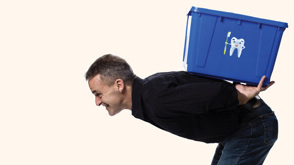 Recycling dental waste into marketing