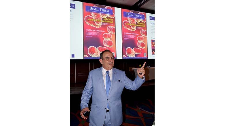 Enrique Jadad explica las implacaciones de la asociación entre Alzheimer y enfermedad dental. El artículo que escribió fue portada de esta publicación.