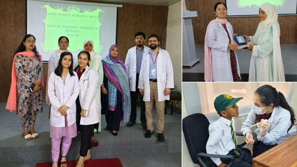 BUDC conducts oral health session at Malir Cantt APS