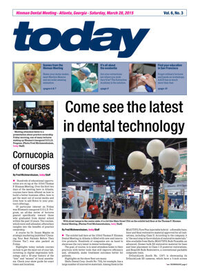 today Hinman Dental Meeting Atlanta March 28, 2015
