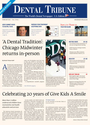 Dental Tribune U.S. No. 1, 2022
