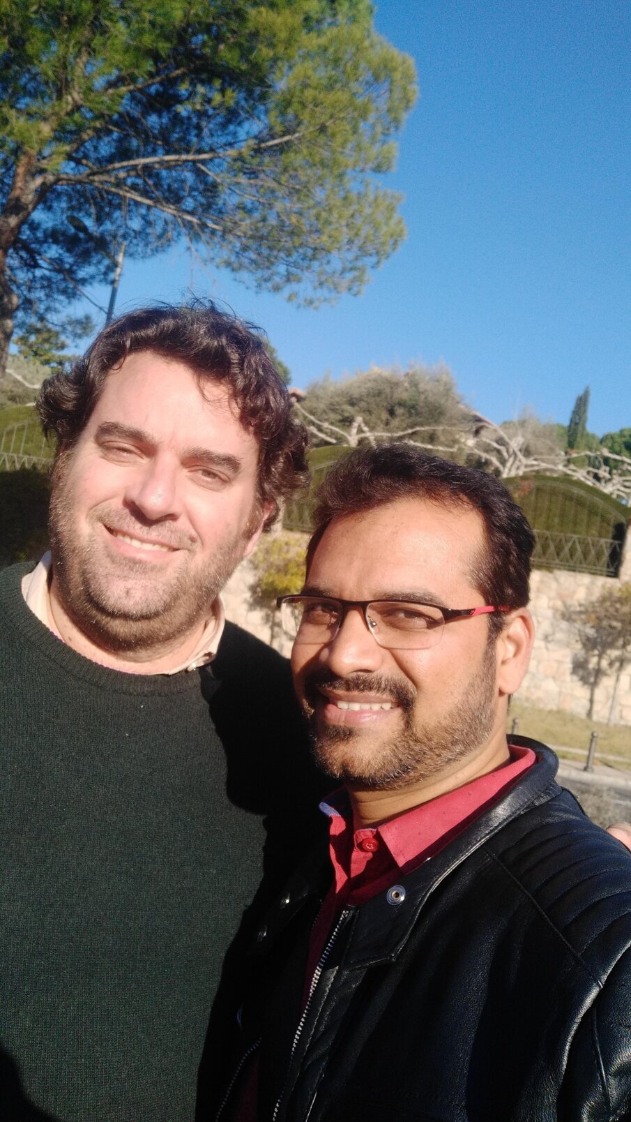 With Jacobo Somoza