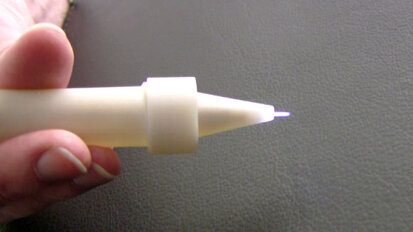 Plasma brush disinfects and cleans out cavities for fillings