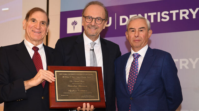 Prof. Dr. Daniel Buser wird mit Eskow Implant Dentistry Award geehrt