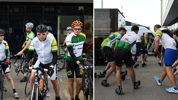 Equipe Straumann anda de bicicleta em evento beneficente