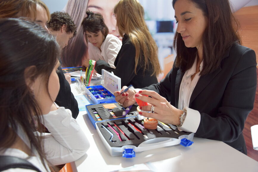 TePe booth at FDI World Dental Congress (Photograph: Monique Mehler, Dental Tribune International)
