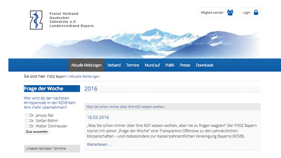 Was Sie schon immer über Ihre KZV wissen wollten…
