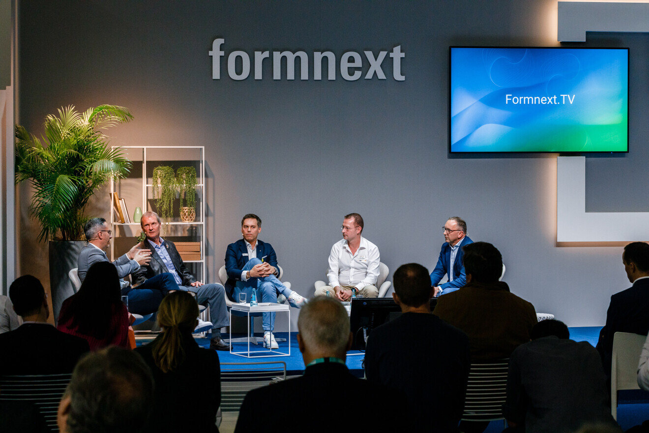 Die Gewinner der Formnext Start-up Challenge können an einem Pitch-Event auf der Industry Stage teilnehmen, das live auf Formnext.TV übertragen wird. © Mesago Messe Frankfurt/Marc Jacquemin