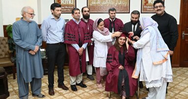 Dr. Benish Aleem becomes first PhD in Oral Pathology at KMU