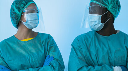 Being involved in clinical activities did not increase risk of COVID-19, study says