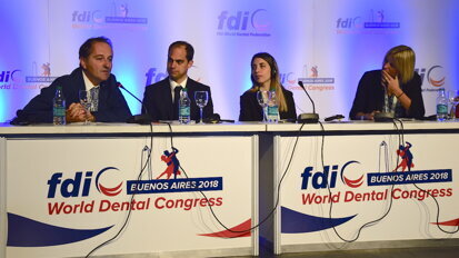 Sugar on the table at FDI–NCD Alliance–World Health Organization joint session