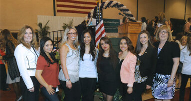 Henry Schein presents scholarships to five dental hygiene students